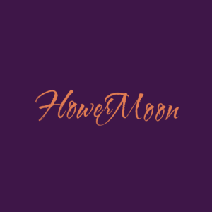 Flower Moon cover art with typography