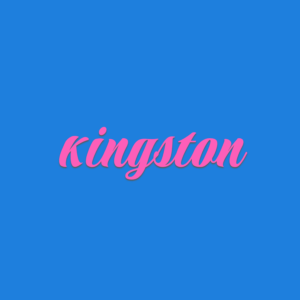 kingston cover art with typography