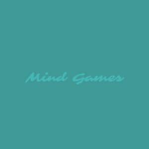 Mind Games cover art with typography