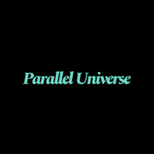 Parallel Universe cover art with typography