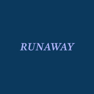 Runaway cover art with typography