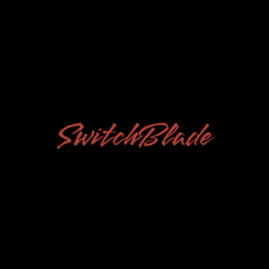 SwitchBlade cover art with typography